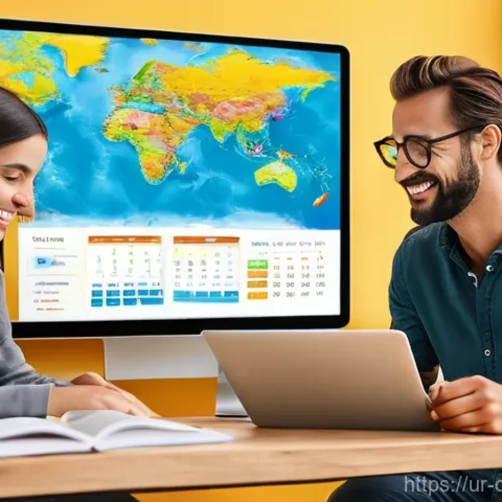 카나리아제도 저가 항공사 정보 - **Prompt 1: Smart Travel Planner**
"A young man and woman, both in their late 20s, are comfortab...